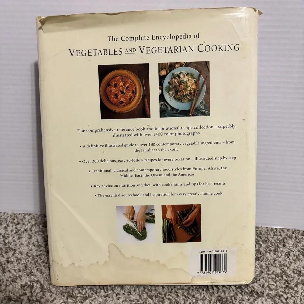 The Complete Encyclopedia of Vegetables and Vegetarian Cooking Hardcover 1997